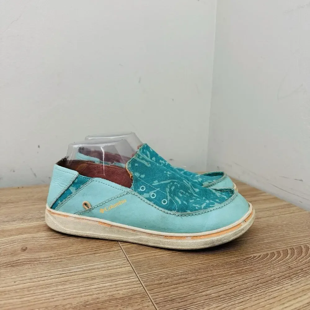 Columbia Teal Bahama Slip On Loafers Women’s Size 6